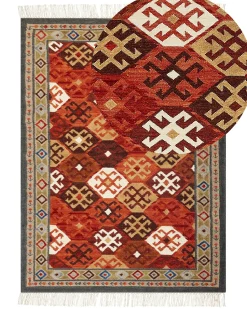 Tapete Kilim Em La Multicolor 140 X 200 Cm Urtsadzor