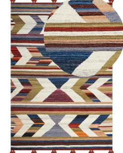 Tapete Kilim Em La Multicolor 140 X 200 Cm Mrgashat
