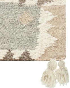 Tapete Kilim Em La Multicolor 160 X 230 Cm Aralez