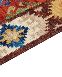 Tapete Kilim Em La Multicolor 160 X 230 Cm Zovuni