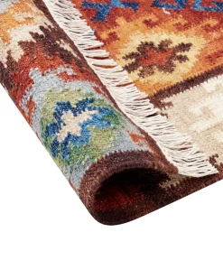 Tapete Kilim Em La Multicolor 160 X 230 Cm Zovuni