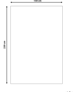 Tapete Multicolor 150 X 230 Cm Pelitli