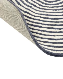 Tapete Oval De La Branco E Cinzento Grafite 140 X 200 Cm Kweta