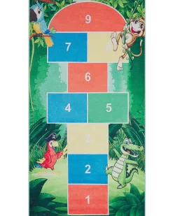 Tapete Para Criancas Com Jogo E Desenho De Animais 80 X 150 Cm Babadag