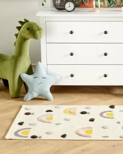 Tapete Para Criancas Em Algodao Multicolor 80 X 150 Cm Curup