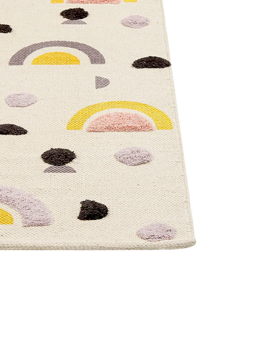 Tapete Para Criancas Em Algodao Multicolor 80 X 150 Cm Curup