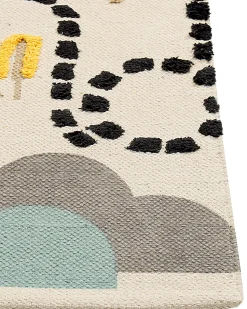 Tapete Para Criancas Em Algodao Multicolor 80 X 150 Cm Sazak