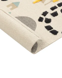 Tapete Para Criancas Em Algodao Multicolor 80 X 150 Cm Sazak