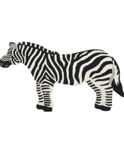 Tapete Para Criancas Em La Preta E Branca Impressao De Zebra 100 X 160 Cm Khumba
