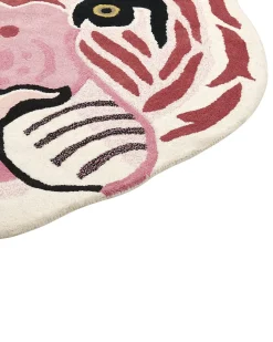 Tapete Para Criancas Em La Rosa Impressao De Tigre 120 X 110 Cm Parker