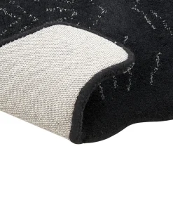 Tapete Para Criancas Em La Preta Impressao De Pantera 100 X 160 Cm Bagheera