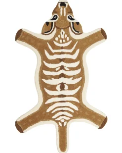 Tapete Para Criancas Em La Castanha Impressao De Antilope 100 X 160 Cm Zaza