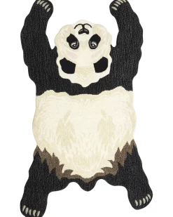 Tapete Para Criancas La Preta E Branca Impressao De Panda 100 X 160 Cm Jingking