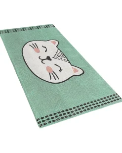 Tapete Para Criancas Verde 90 X 60 Cm Howrah