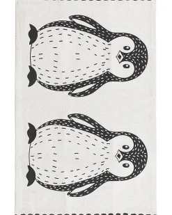 Tapete Preto E Branco 60 X 90 Cm Hajdarabad