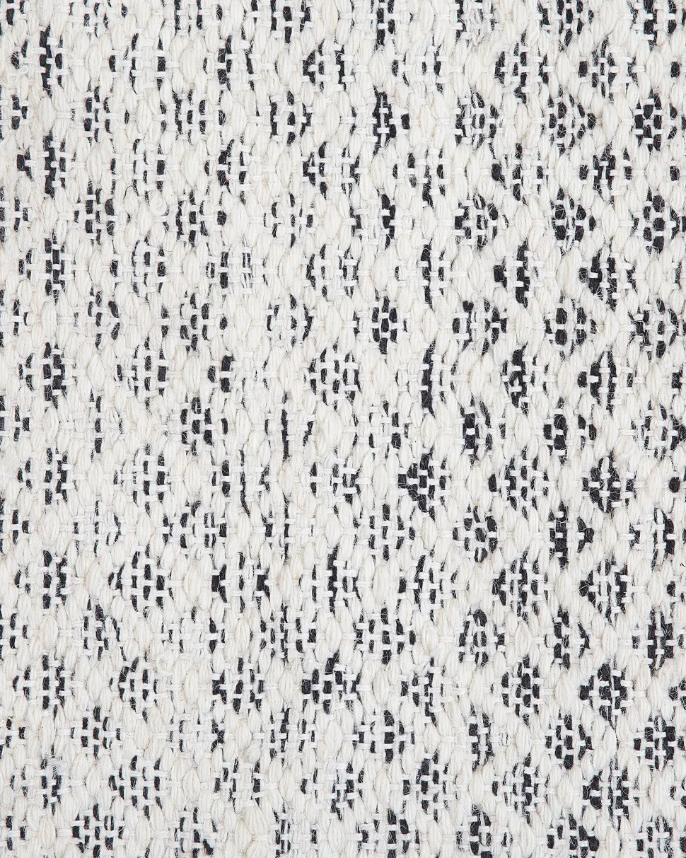 Tapete Preto E Branco 80 X 150 Cm Gemlik