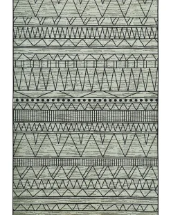 Tapete Preto E Cinzento 160 X 230 Cm Keban