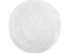 Tapete Redondo Branco 140 Cm Cide