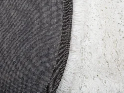 Tapete Redondo Branco 140 Cm Cide