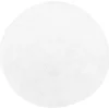 Tapete Redondo Branco 140 Cm Demre