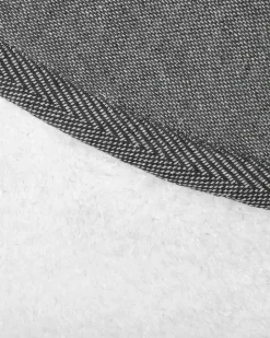 Tapete Redondo Branco 140 Cm Demre