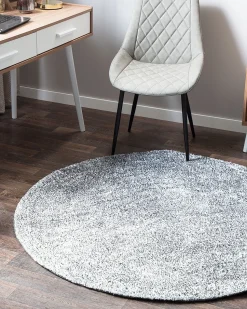 Tapete Redondo Cinzento 140 Cm Demre