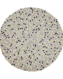 Tapete Redondo Cinzento Claro 140 Cm Penek