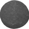 Tapete Redondo Cinzento Escuro 140 Cm Demre