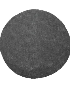 Tapete Redondo Cinzento Escuro 140 Cm Demre