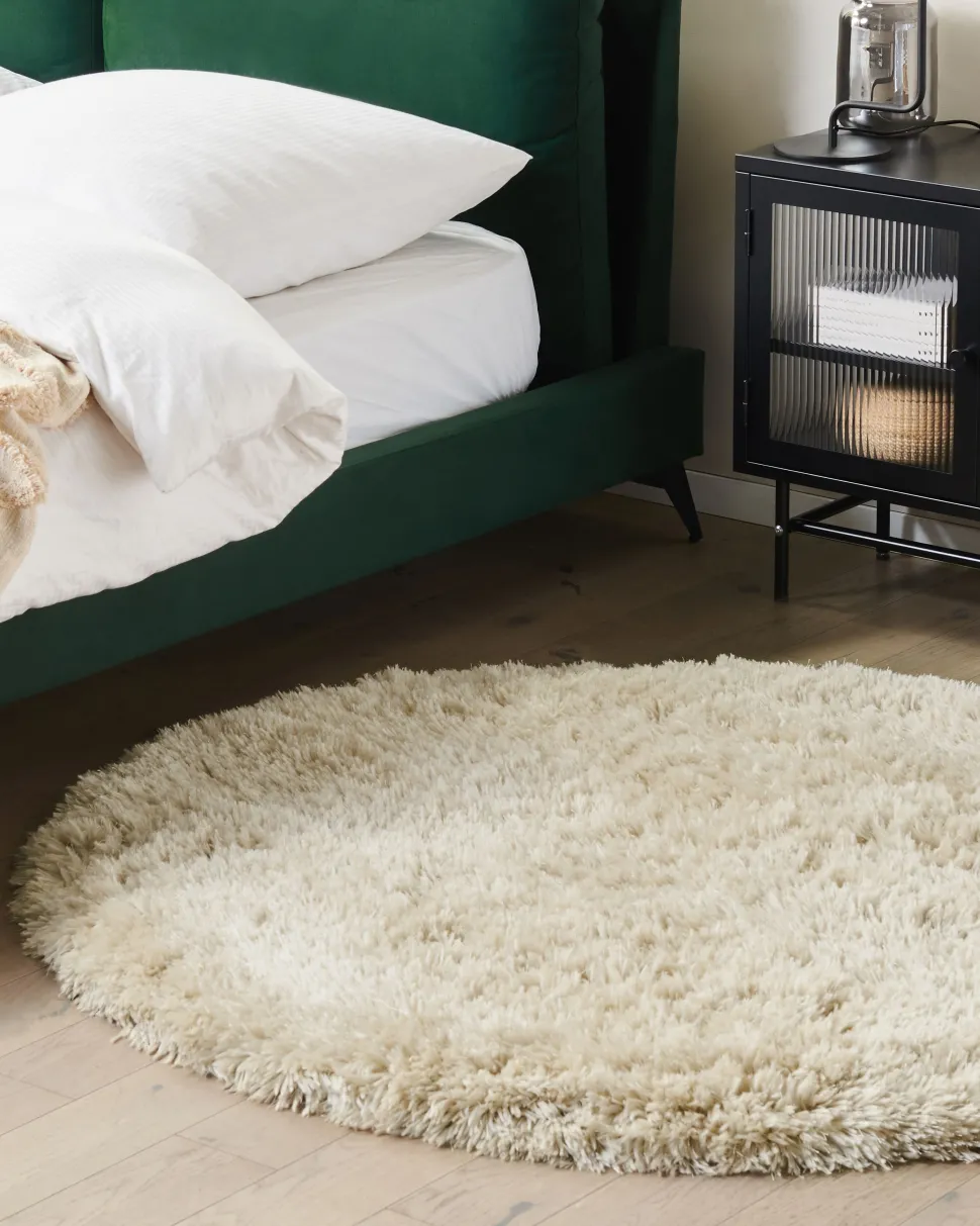 Tapete Redondo Creme 140 Cm Cide