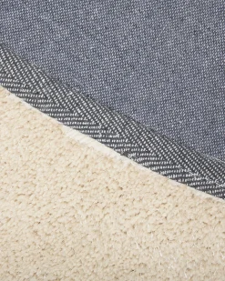 Tapete Redondo Creme Claro 140 Cm Demre