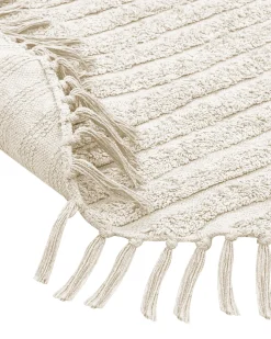 Tapete Redondo De Algodao Creme 140 Cm Halfeti