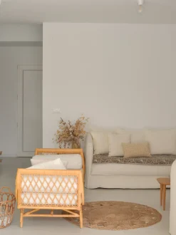 Tapete Redondo De Juta O 120 Cm Creme Ahlat