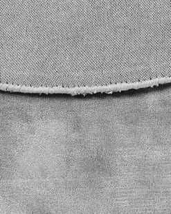 Tapete Redondo Em Viscose Cinzenta Clara 140 Cm Gesi Ii