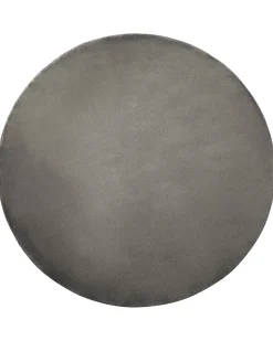 Tapete Redondo Em Viscose Cinzenta Escura 140 Cm Gesi Ii