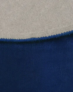 Tapete Redondo Em Viscose Azul Marinho 140 Cm Gesi Ii