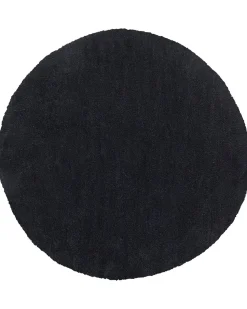 Tapete Redondo Preto 140 Cm Demre