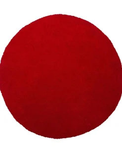 Tapete Redondo Vermelho 140 Cm Demre