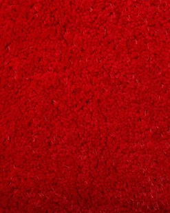 Tapete Redondo Vermelho 140 Cm Demre