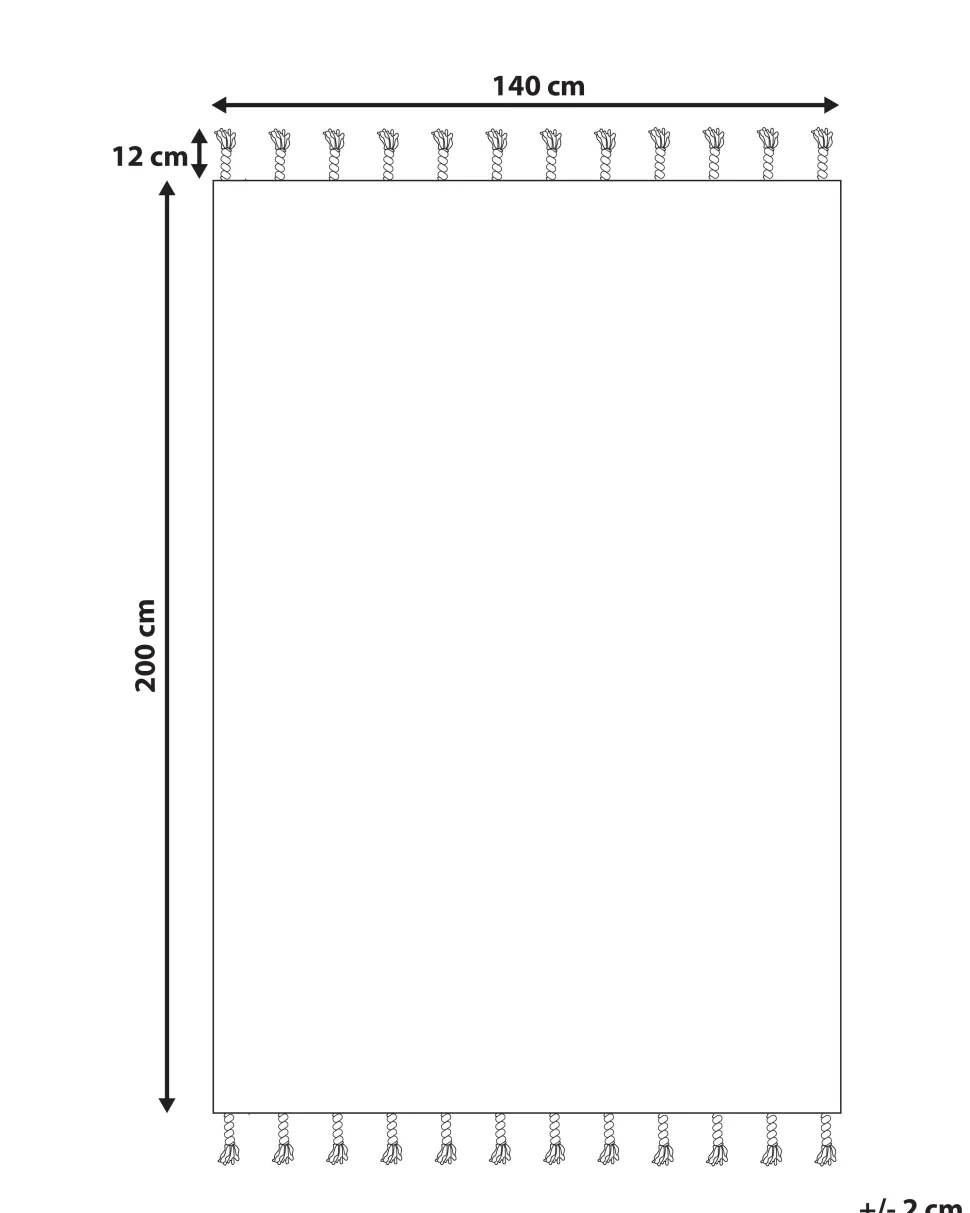 Tapete Verde 140 X 200 Cm Bademli