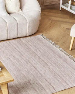 Tapete Vermelho Claro 160 X 230 Cm Malhia