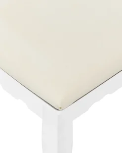 Toucador Com 4 Gavetas E Banco Branco Diva