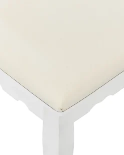 Toucador Com 5 Gavetas E Banco Branco Rayon