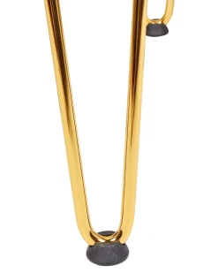 Toucador Com 2 Gavetas E Banco Branco E Dourado Caen