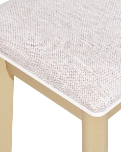 Toucador Com 3 Gavetas E Banco Branco E Dourado Rosey