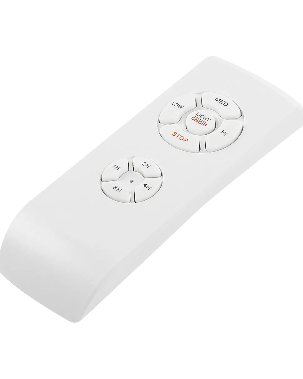 Ventoinha De Teto Branca Com Luz Led Anderson