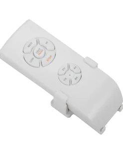 Ventoinha De Teto Branca Com Luz Led Toplica