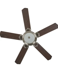 Ventoinha De Teto Dourada Com Luz Led Begej