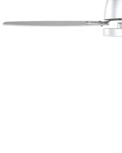 Ventoinha De Teto Prateada Com Luz Led Mlava